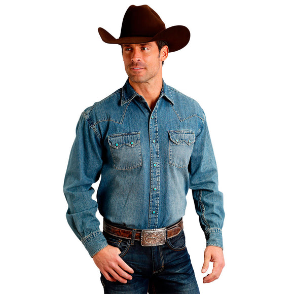 Camisa Stetson Mod 11-001-0465-0031 BU