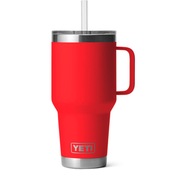 Taza Yeti Rambler 35 oz Straw Cup Rescue Red