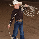 Camisa Cinch Boys Mod MTW7060408 Brn