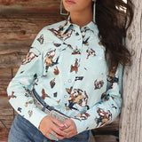 Camisa Cinch Para Dama Mod CTW7501003 LTB