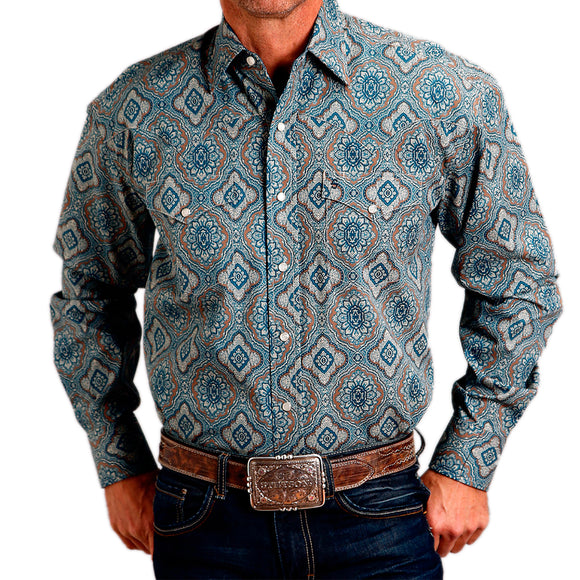 Camisa Stetson Mod 11-001-0425-6006 BU