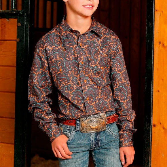 Camisa Cinch Boys Mod MTW7020100