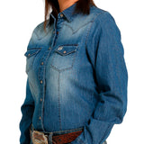 Camisa Cinch Para Dama Mod MSW9202001