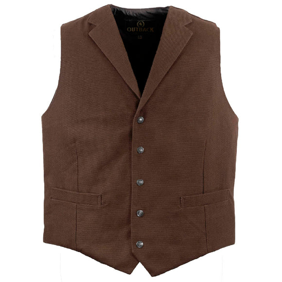 Chaleco Outback Mod 29829 Jessie Canvas Brown