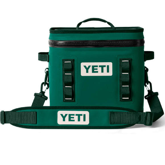 Hielera Yeti Hopper Flip 12 Black Forest Green