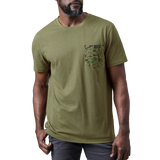 Playera Yeti Mod Camo Pocket SST Heather Olive