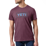 Playera Yeti Mod Logo Badge SST Heather Plum