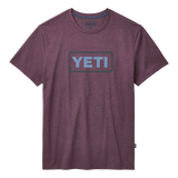 Playera Yeti Mod Logo Badge SST Heather Plum