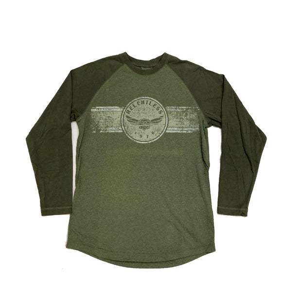 Playera Relentless Heathered Mod RLNT6-ARMY
