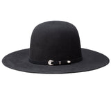 Resistol Midnight 6x Black Open Crown
