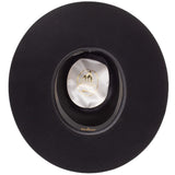 Resistol Midnight 6x Black Open Crown