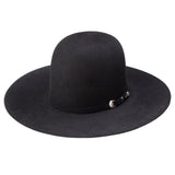 Resistol Midnight 6x Black Open Crown