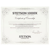 Stetson Diamante 1000X Silverbelly