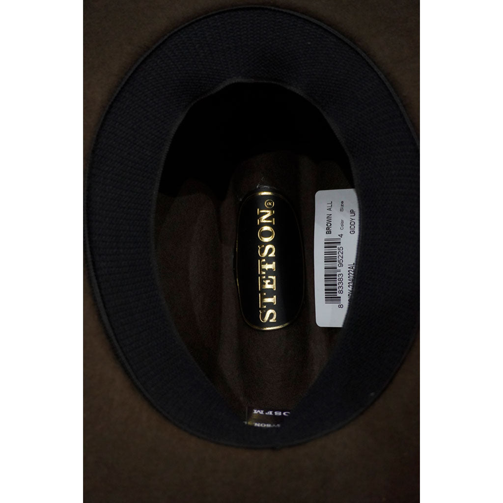 Stetson Rodeo Giddy Up Jr Chocolate Para Niño – Resistol & Stetson Hats ...