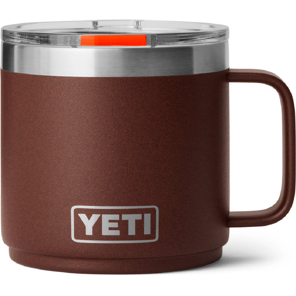 Taza Yeti Rambler 14 oz Mug Ms Wetlands Brown