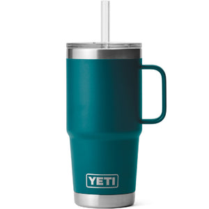 Taza Yeti Rambler 25 oz Straw Mug Agave Teal