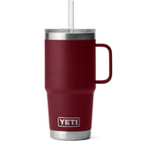 Taza Yeti Rambler 25 oz Straw Mug Wild Vine Red