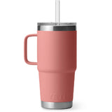 Taza Yeti Rambler 25 oz Straw Mug Wild Sandstone Pink