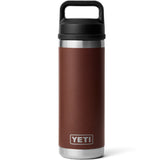 Termo Yeti Rambler 18 oz Bottle Chug Wetlands Brown