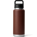 Termo Yeti Rambler 36 oz Bottle Chug Wetlands Brown