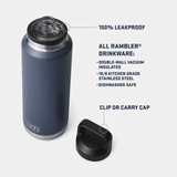 Termo Yeti Rambler 46 oz Bottle Chug Royal Blue