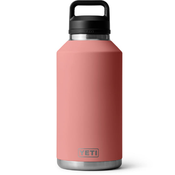 Termo Yeti Rambler 64 oz Bottle Chug Sandstone Pink