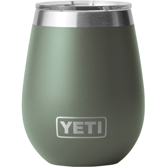 Vaso Yeti Rambler 10 oz Wine Tumbler Ms Camp Green