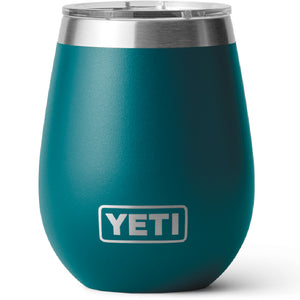 Vaso Yeti Rambler 10 oz Wine Tumbler Ms Agave Teal