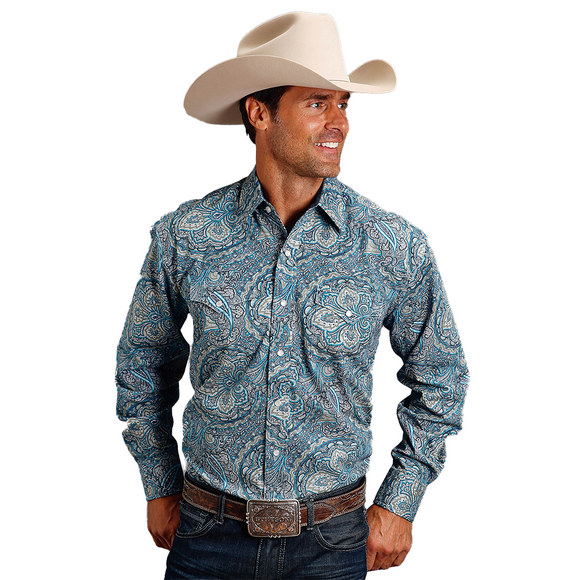 Camisa Stetson Mod 11-001-0425-5013 BU