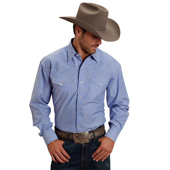 Camisa Stetson Mod 11-001-0476-0802 BU