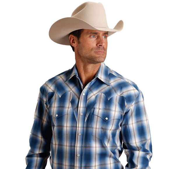 Camisa Stetson Mod 11-001-0478-6043 BU