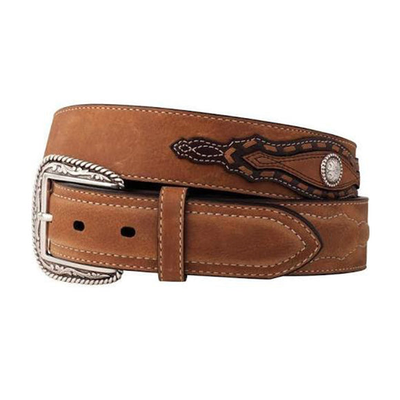 Cinto Ariat Mod A10005785 Color Beige Con Conchos