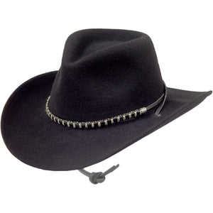 Stetson Black Foot Crushable Black