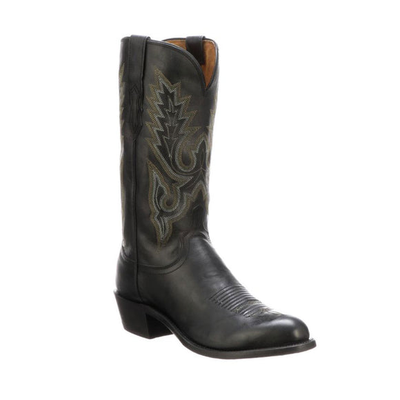 Botas Lucchese Lewis M1007.R4 Black Cabra