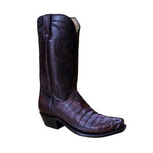 Botas Lucchese Douglas N1141.74 Black Cherry Caiman