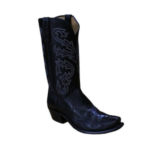 Botas Lucchese Nick N1147.74 Black Ostrich