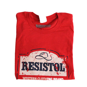 Playera Resistol Vintage Red