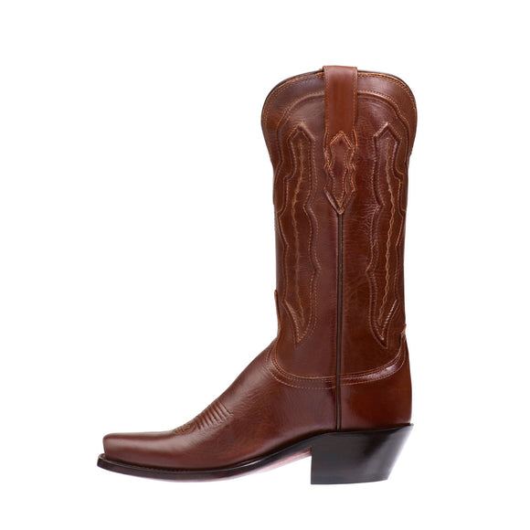 Botas Lucchese Womens Mod Grace M5004.74 Tan Bov Black Bov