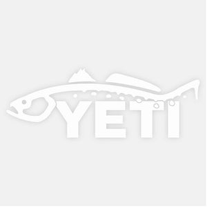 Calcomanía Yeti Trout Window Decal