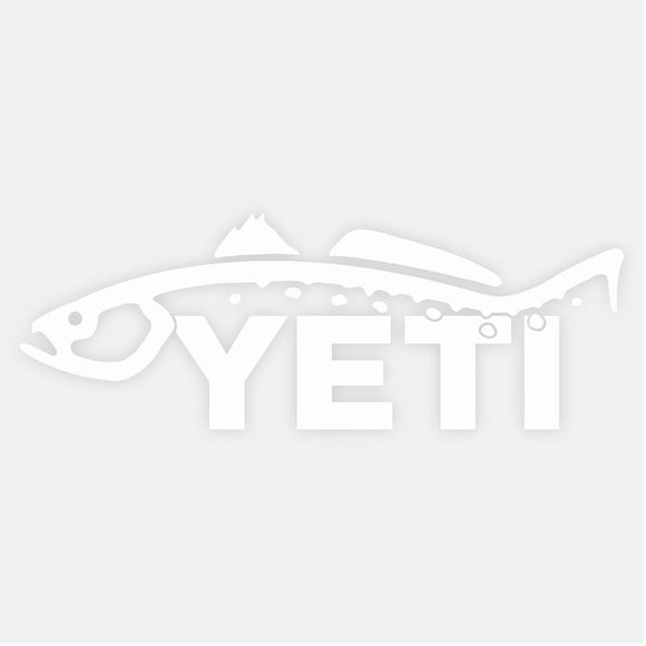 Calcomanía Yeti Trout Window Decal