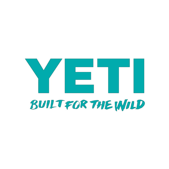 Calcomanía Yeti BFTW Window Decal Teal